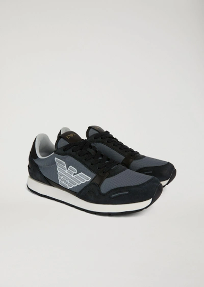 Shop Emporio Armani Sneakers - Item 11524200 In Black