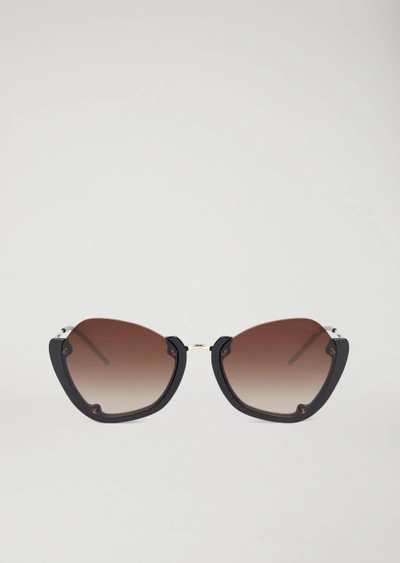 Shop Emporio Armani Sunglasses - Item 46595584 In Brown