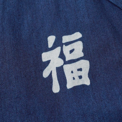 Shop Blue Blue Japan Short Sleeve Indigo Dyed Fuku Work Shirt