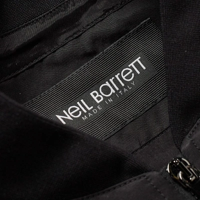 Shop Neil Barrett Tech Bonded Bomber Jacket In Black