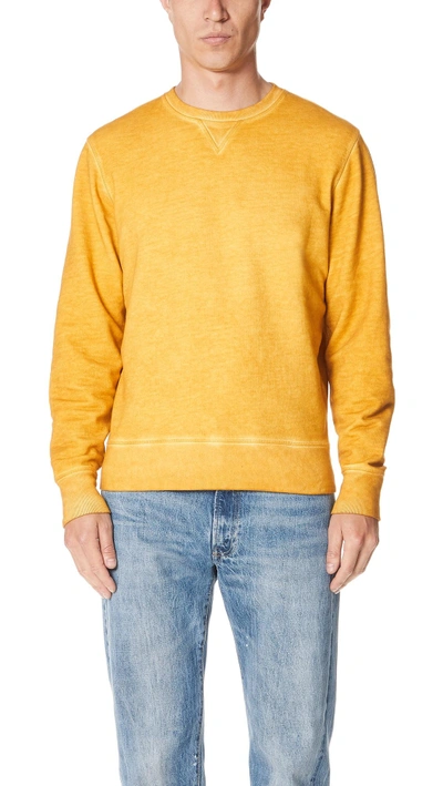 Shop Levi's Crew Sweatshirt In Kumquat