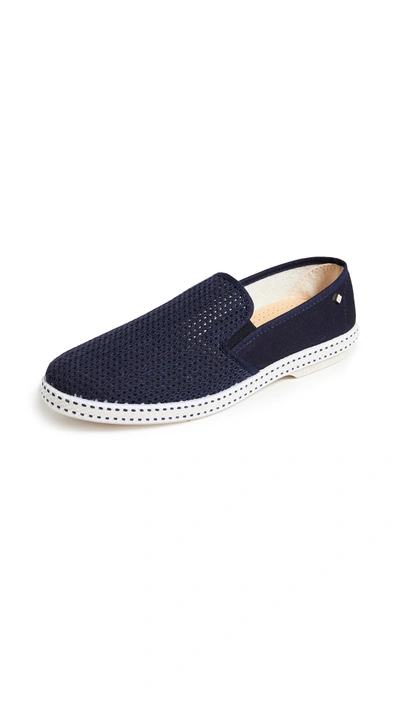 Shop Rivieras Classic 20 Slip On Sneakers In Marine