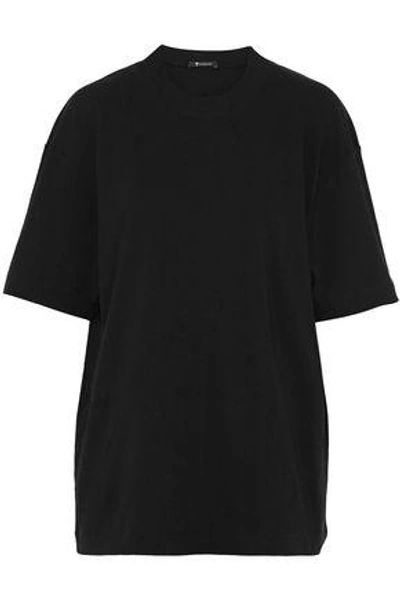 Shop Alexander Wang T T By Alexander Wang Woman Cotton-jersey T-shirt Black