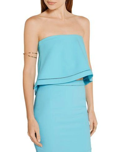 Shop Elizabeth And James Tube Top In Turquoise