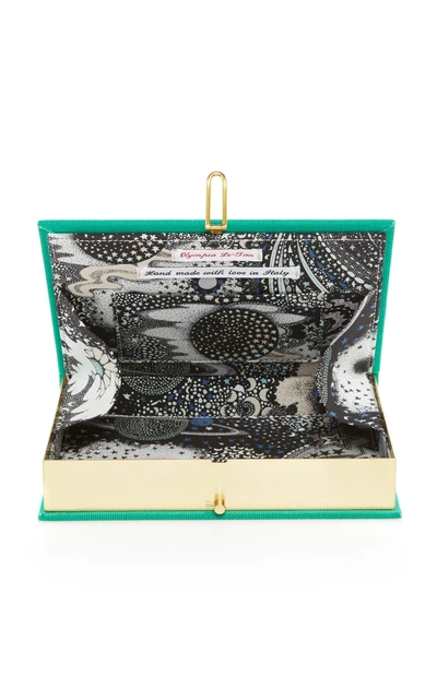 Shop Olympia Le-tan Popular Edition Book Clutch In Green