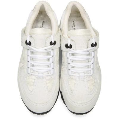 Shop Maison Margiela White Security Sneakers In H0518 Offwh