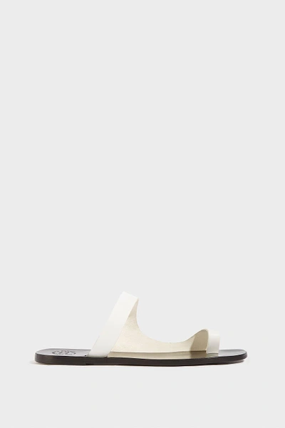 Atp Atelier Dina Leather Sandals In White