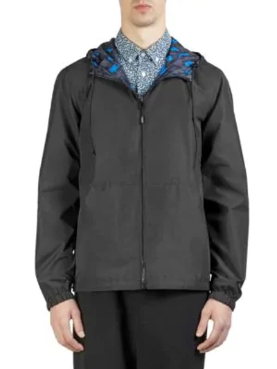 Shop Kenzo Reversible Windbreaker In Multi