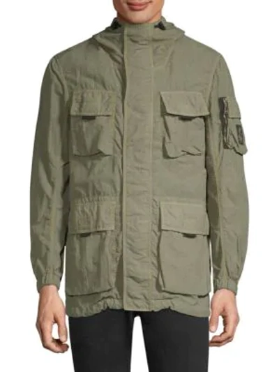 Belstaff Pallington Light Nylon Field Jacket In Green Smoke | ModeSens