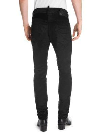 Shop Dsquared2 Cool Guy Stretch Corduroy Skinny Jeans In Black