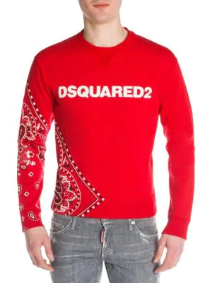 dsquared bandana sweatshirt