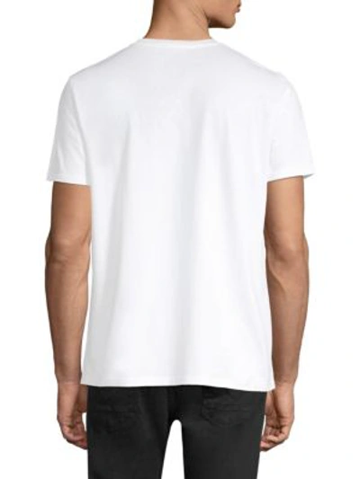 Shop A.p.c. Tropical-print Cotton Tee In White