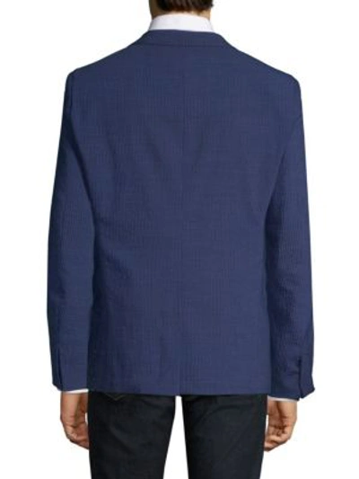 Shop Strellson Wool Suit Jacket In Navy