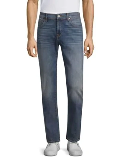 Shop 7 For All Mankind The Straight Faded Jeans In Gaston