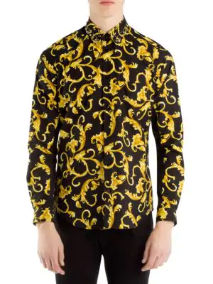 Versace Embellished Baroque-print 