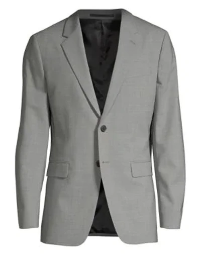 Shop Theory Men's Chambers Slim-fit Wool Sportcoat In Chrome Melange