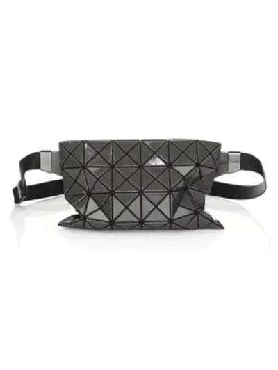 Shop Bao Bao Issey Miyake Geometric Paneled Waist Bag In Charcoal