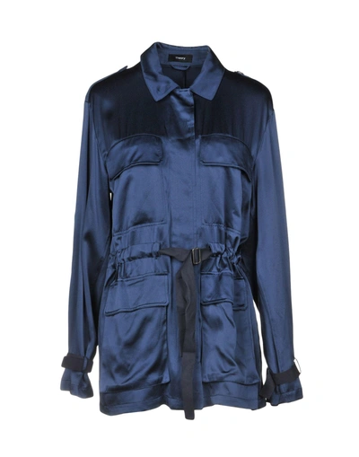 Shop Theory Jacket In Dark Blue