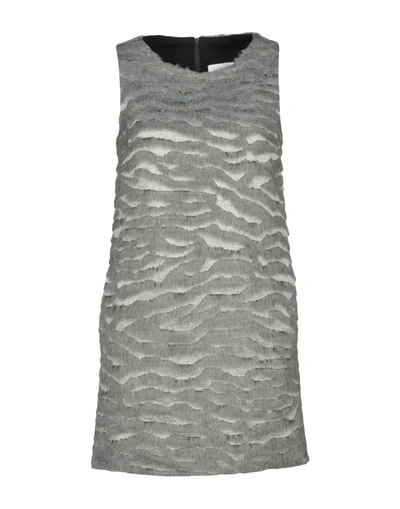 Shop Si-jay Short Dress In Grey