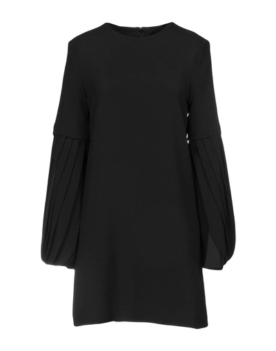 Shop Brandon Maxwell Short Dresses In Black