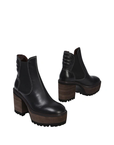 Shop See By Chloé Ankle Boot In Black