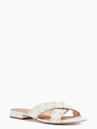 Shop Kate Spade Faye Sandals In White