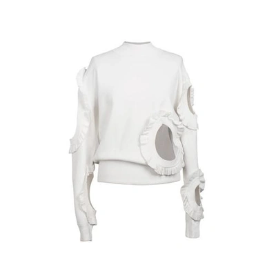 Shop Jamie Wei Huang Elsa Viscose Jumper In White