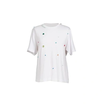 Shop Jamie Wei Huang Loose Stone T-shirt In White