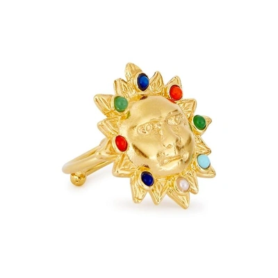 Shop Soru Jewellery Treasures 18ct Gold-plated Ring