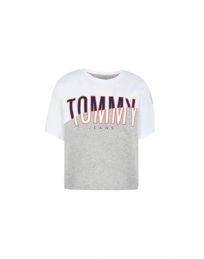 Shop Tommy Jeans T-shirt In White