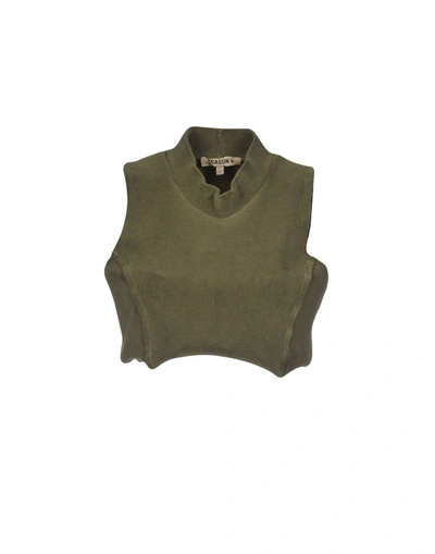 Shop Yeezy Top In Military Green