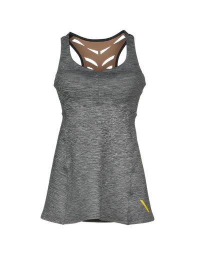 Shop Sàpopa Woman Top Grey Size L Polyamide, Polyester, Elastane