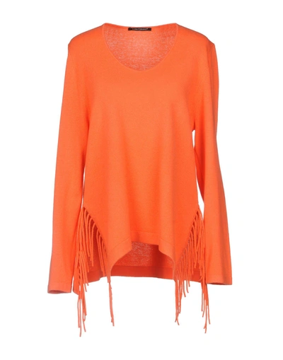 Shop Luisa Cerano Sweater In Orange