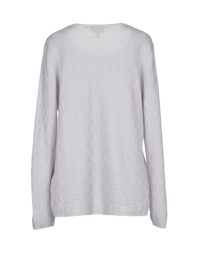 Shop Armani Collezioni Sweaters In Light Grey