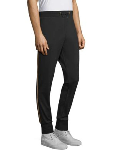 Shop Paul Smith Side-stripe Drawstring Sweatpants In Black