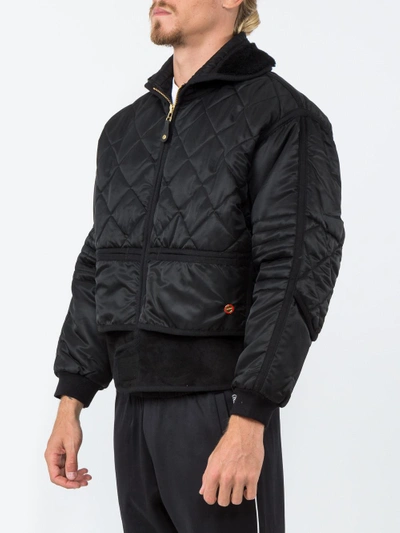 Shop 032c Zipped Quilted Jacket