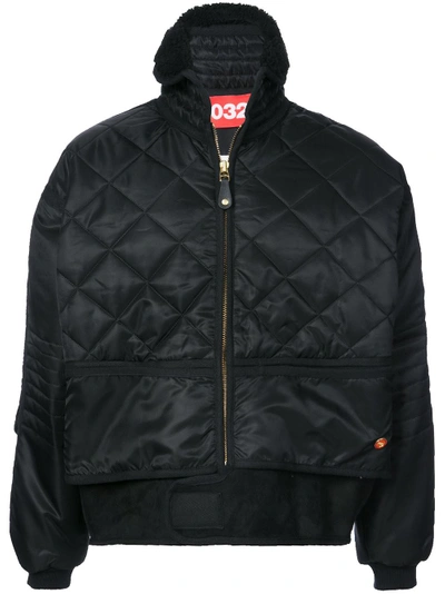 Shop 032c Zipped Quilted Jacket