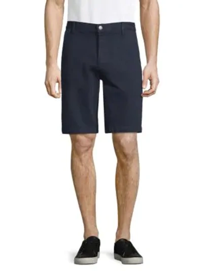 Shop 7 For All Mankind Stretch Chino Shorts In Navy