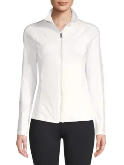 Shop Electric Yoga Poison Dots Jacket In White