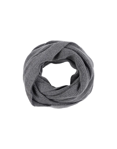 Shop Donna Karan Scarves In Grey