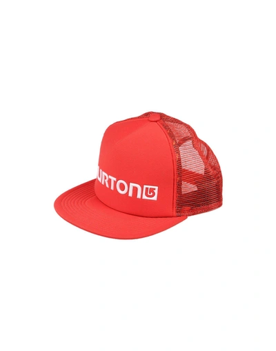 Shop Burton Hats In Red