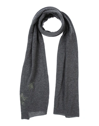 Shop Max & Moi Scarves In Grey