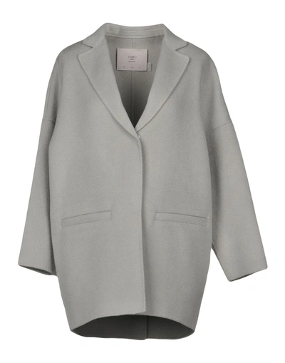 Shop Charli Coat In Light Grey