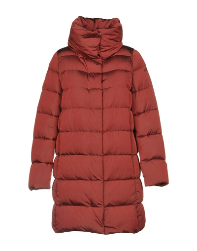 Shop Add Down Jackets In Brick Red
