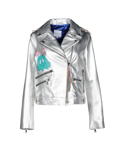 Shop Mira Mikati Jackets In Silver