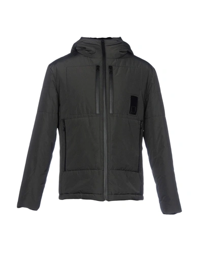 Shop Letasca Synthetic Down Jackets In Lead