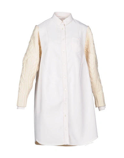 Shop Sacai Full-length Jacket In White