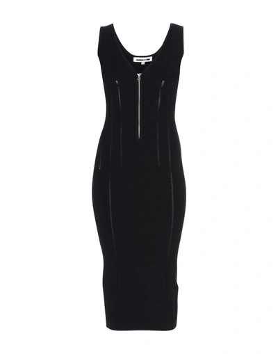 Shop Mcq By Alexander Mcqueen 3/4 Length Dresses In Black