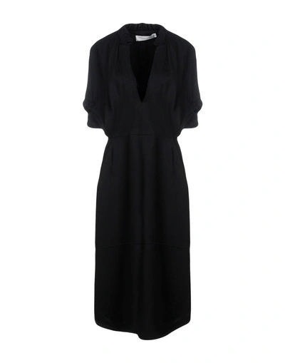 Shop Victoria Beckham Knee-length Dresses In Black