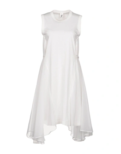Shop Noir Kei Ninomiya Knee-length Dresses In White